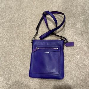 Coach purple crossbody